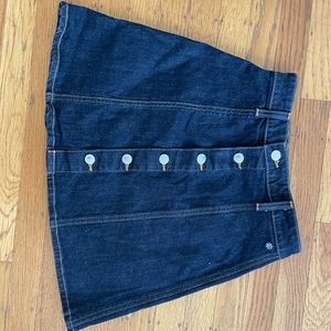 AG Adriano Goldschmied Dark Blue Mini Skirt
